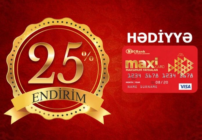 Bank kreditə və xidmət haqqına endirim edib, kart hədiyyə edir