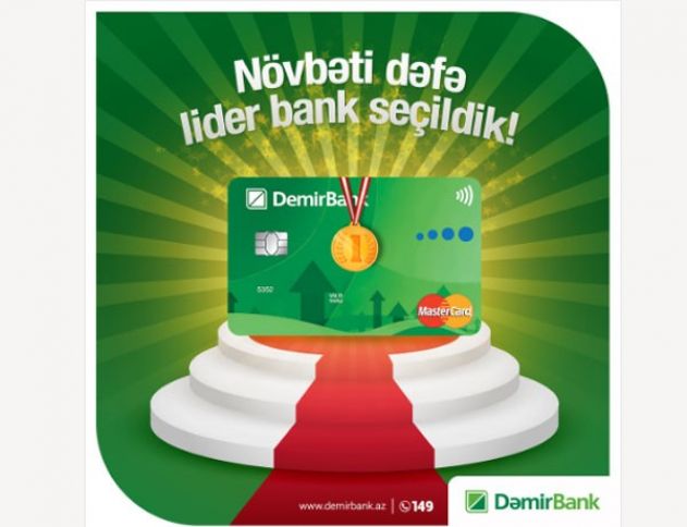 DəmirBank növbəti dəfə lider bank seçilib