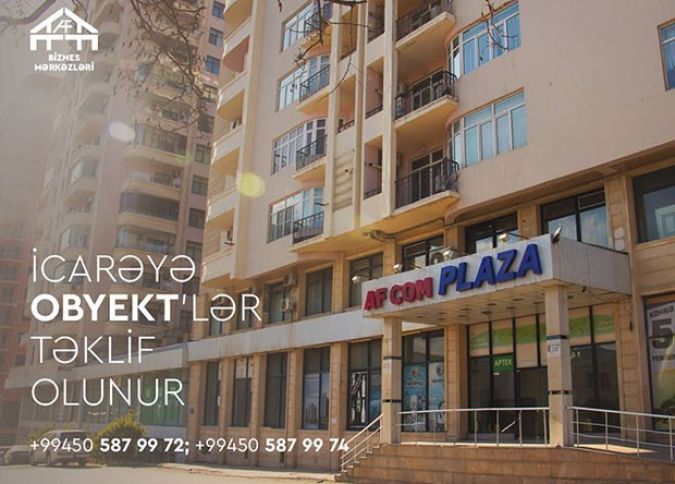 Şəhərin mərkəzində icarə obyekt sahələri!