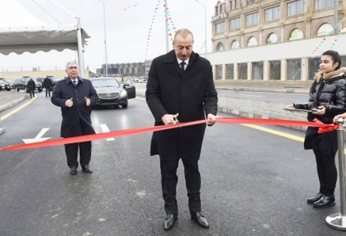 Ziya Bünyadov ilə Balaxanı-Binəqədi yolunu birləşdirən yeni yol açıldı