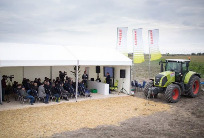 Zəmi Günü keçirilib, yeni CLAAS kombaynı təqdim edilib - FOTOLAR