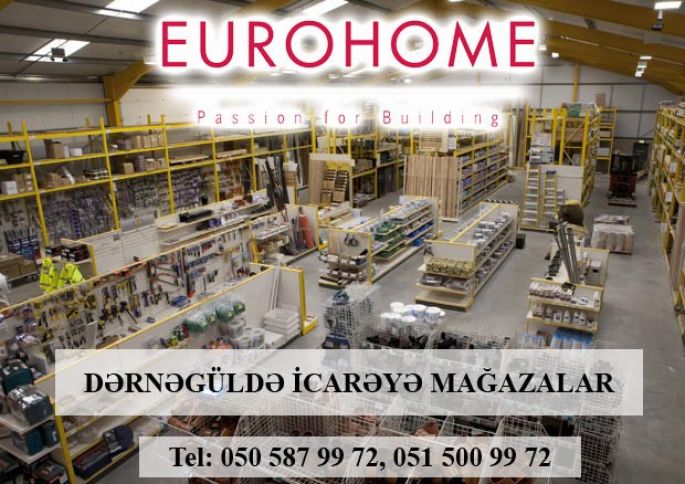 Dərnəgüldə icarəyə mağazalar 