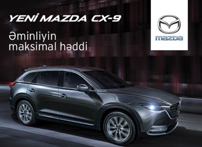 Yeni Mazda CX-9 satışda!
