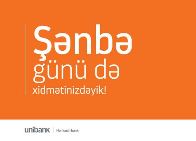 Həftə sonu Unibankın hansı kampaniyalarından istifadə edə bilərsiniz?