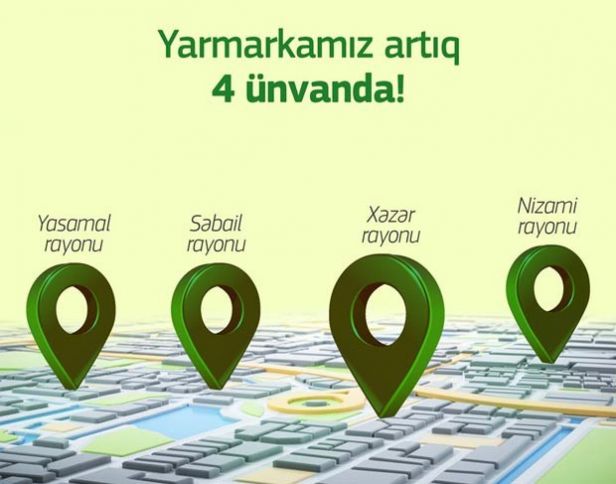 Yarmarka keçiriləcək yerlərin sayı artırılıb