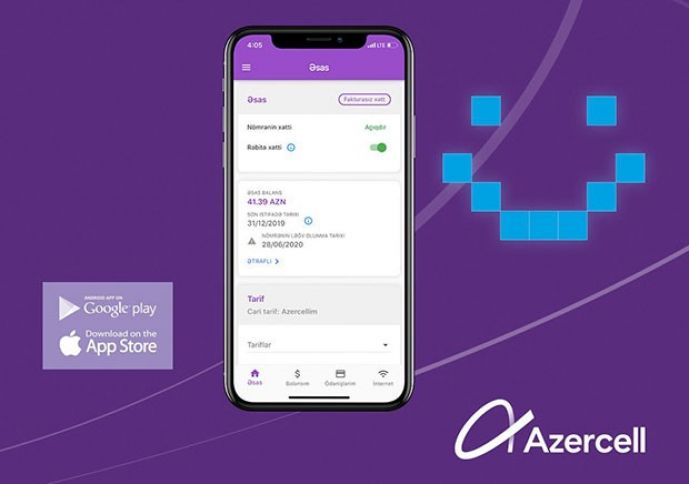 Azercell-dən yeni “Kabinetim” mobil tətbiqi 