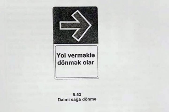 Yol hərəkətində 2 yeni nişan