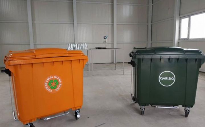 Bakı üçün 10 min zibil konteyneri alınır