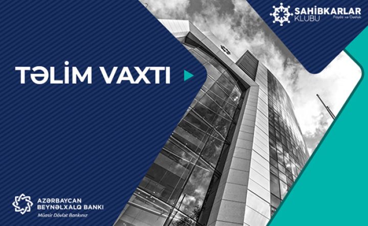 Sahibkarların fərdi inkişafı üçün videotəlimlər başlandı