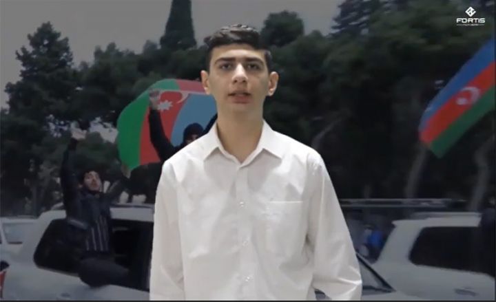 "Fortis Academy"nin şagirdləri Zəfər münasibətilə video-çarx hazırlayıb - VİDEO