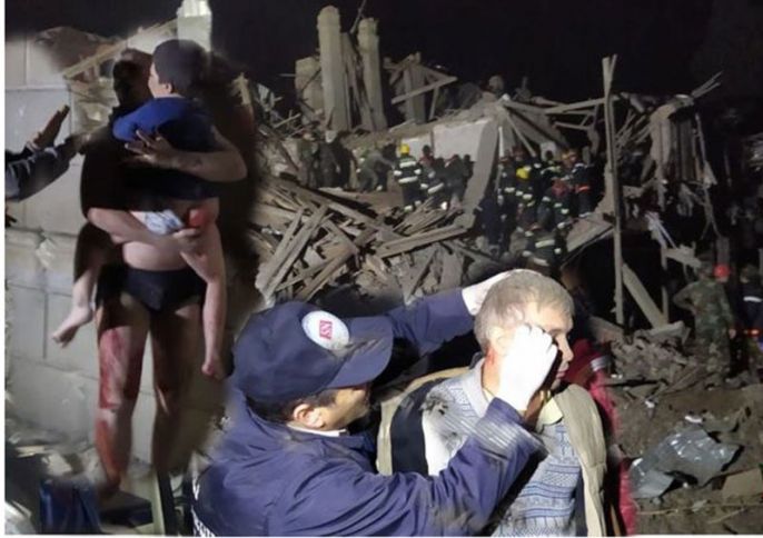 Ermənilərin Gəncəyə raket atəşi nəticəsində dinc sakinlər arasında ölənlər və yaralananlar var