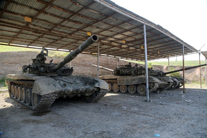 Düşmənin atıb-qaçdığı, həmçinin  məhv edilən növbəti hərbi texnikaları - VİDEO