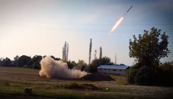 Düşmən Tərtər rayonunu atəşə tutub