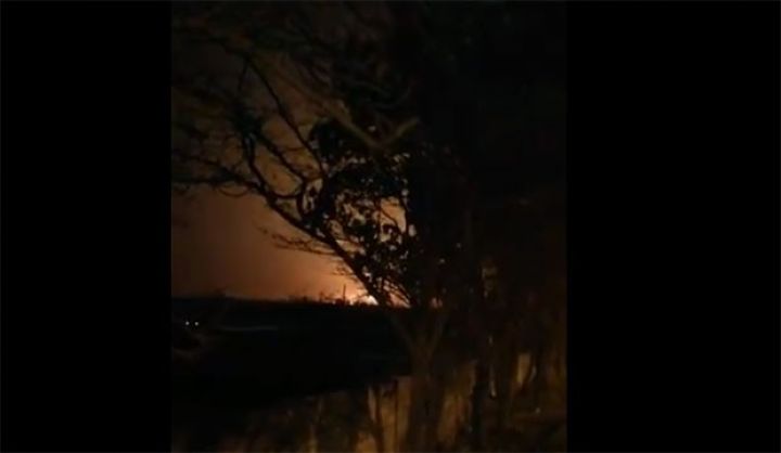 İranda sərnişin təyyarəsinin düşməsi anı - VİDEO