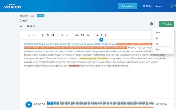 Artıq səs fayllarınızı bir neçə dəqiqəyə yazıya çevirə biləcəksiniz – AZƏRBAYCANDA İLK