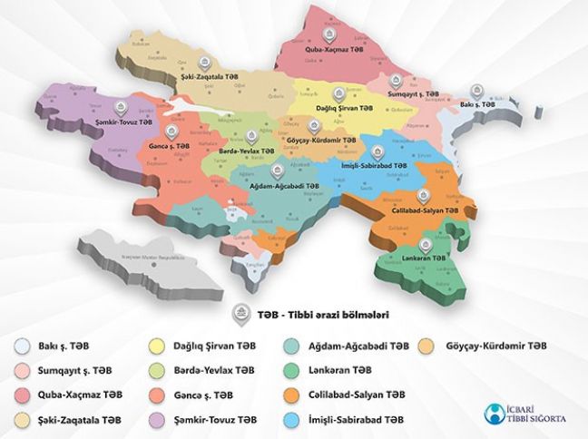 Tibbi ərazi bölmələri təsdiq edilib
