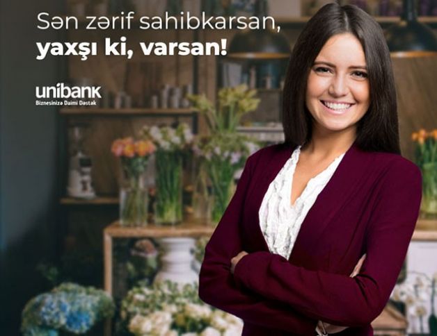 Unibankdan sahibkar xanımlara bayram hədiyyəsi: İllik cəmi 8% ilə kredit
