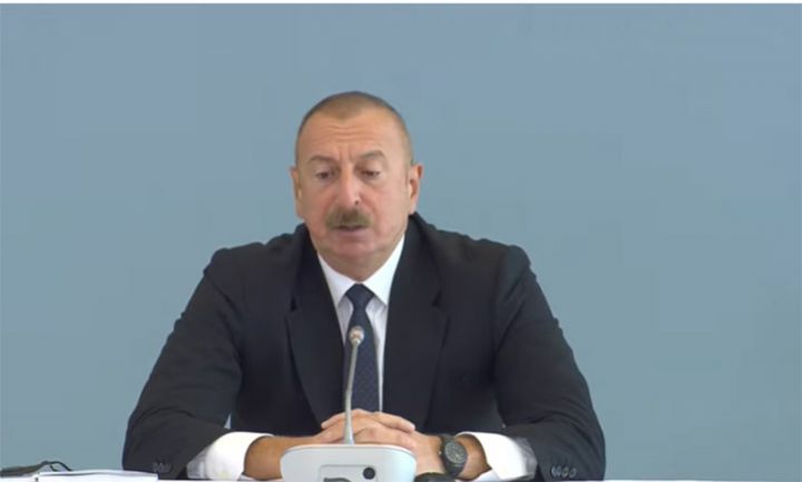 İlham Əliyev konfransda çıxış edir - CANLI