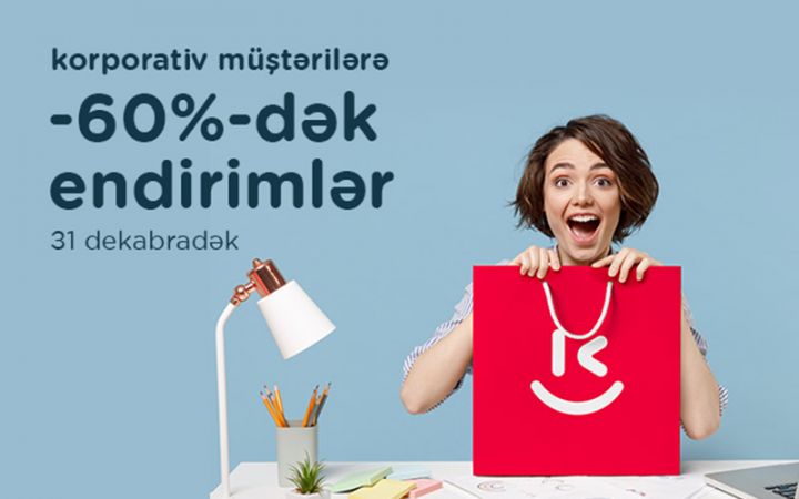 “Kontakt”dan korporativ müştərilərə 60%-DƏK ENDİRİM