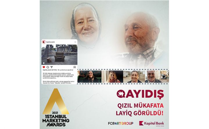 Kapital Bank-ın “Qayıdış” filmi beynəlxalq mükafata layiq görülüb