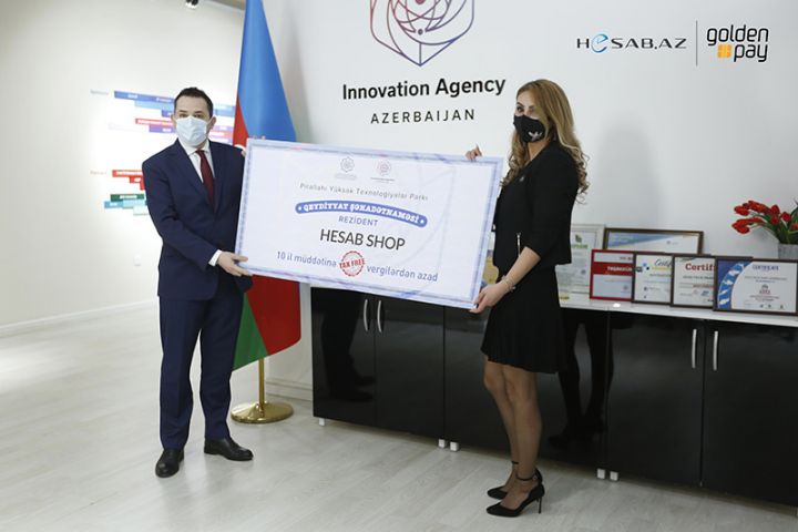 “GoldenPay”dən “Hesab Shop” layihəsi  - TEXNOLOGİYALAR PARKININ REZİDENTİ OLDU