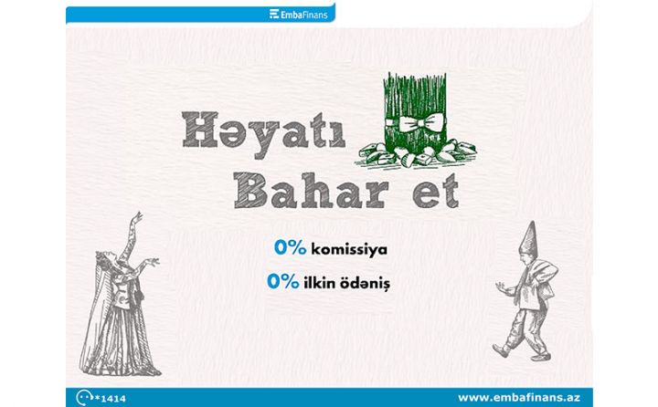 Embafinans ilə bayram sevincləri davam edir!