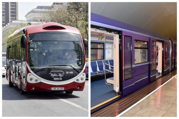 Həftəsonu ictimai nəqliyyata qoyulan qadağa bu tarixdən ləğv edilir