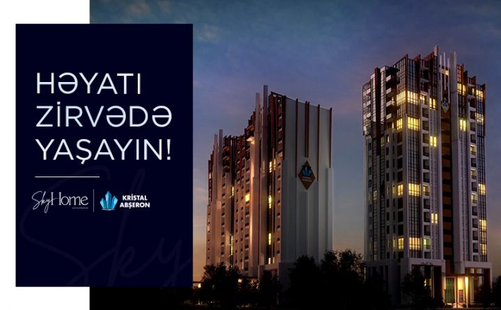 Tbilisi prospektinə 2 dəqiqəlik məsafədə möhtəşəm kompleks – SkyHome!