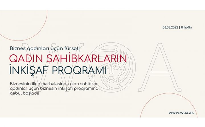 Kapital Bank “Qadın sahibkarların inkişafı proqramı”na dəstək verir