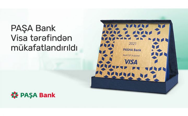 PAŞA Bank “Visa” ödəniş sistemi tərəfindən mükafatlandırılıb