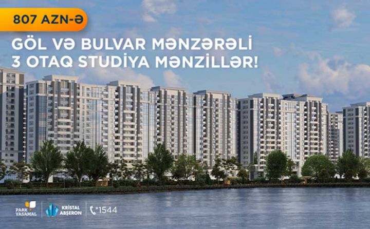 Arayışsız, zaminsiz, şəxsiyyət vəsiqəsi ilə aylıq 807 AZN-ə 3 otaq studiya mənzillər!