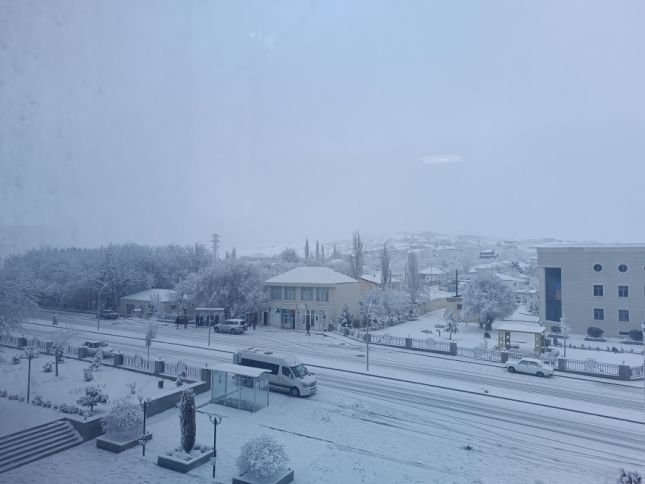 Xızıda 11 santimetr hündürlüyündə qar, Qubada isə 11 dərəcə şaxta
