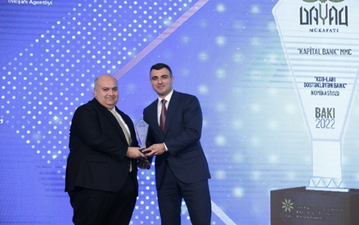 Kapital Bank KOBİA tərəfindən mükafata layiq görüldü
