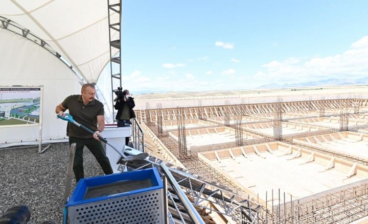 “Cəbrayıl” enerji qovşağının təməli qoyulub