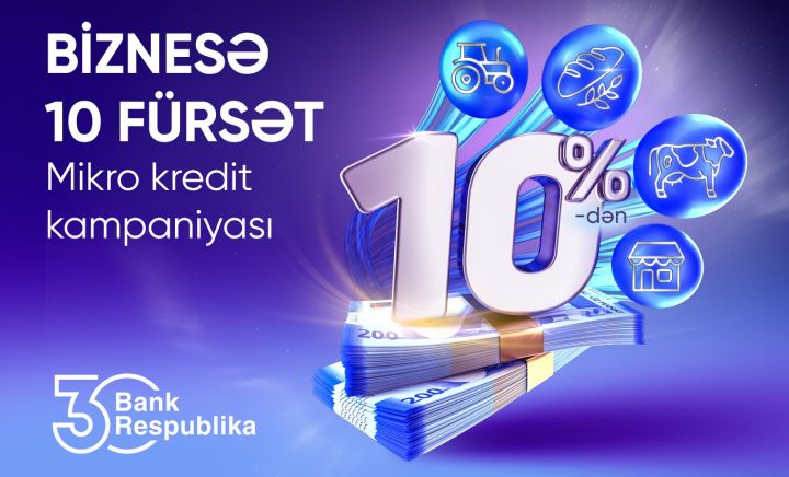 Bank Respublika sahibkarlara 10 fürsət təqdim edir