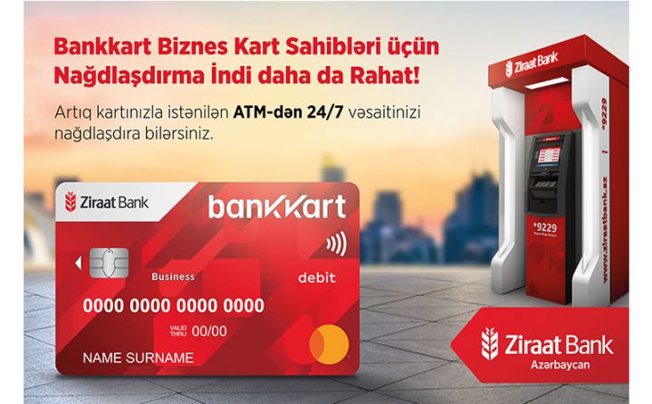 Bankkart Biznes kart sahibləri üçün nağdlaşdırma indi daha da rahat!