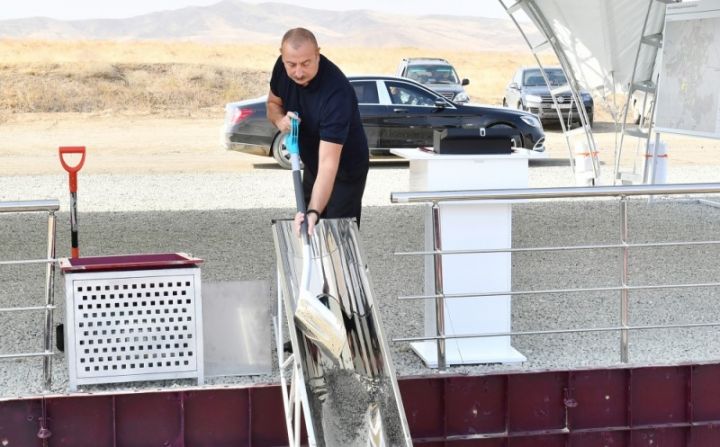 470 mənzildən ibarət yaşayış məhəlləsinin təməli qoyuldu