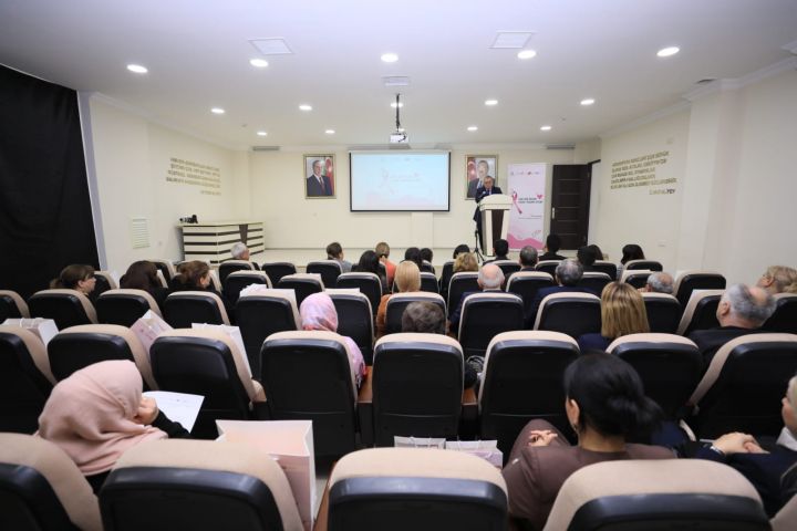 “Süd vəzisi xərçəngi ilə mübarizə ayı” çərçivəsində növbəti tədbirlər Şirvan şəhərində keçirilib -  FOTO-VİDEO