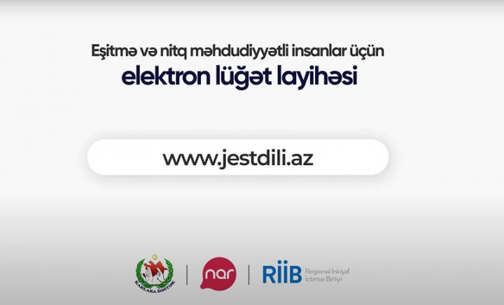 “Nar” ölkədə jest dilinin inkişafına töhfə verməyə davam edir