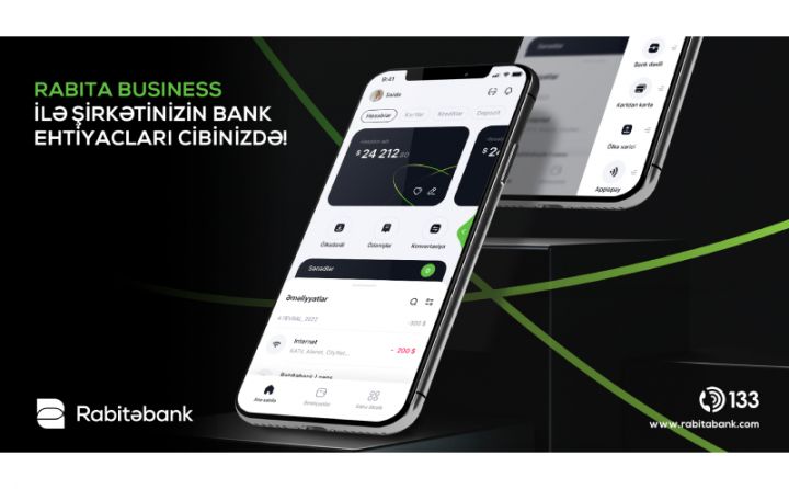 Rabitəbank-ın biznes müştəriləri üçün yeni tətbiqi – “Rabita Business” istifadəyə verildi!