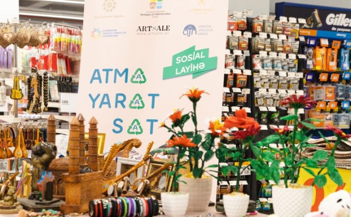“Araz” supermarketlər şəbəkəsi “Atma, yarat, sat!” sosial layihəsinə qoşulub”