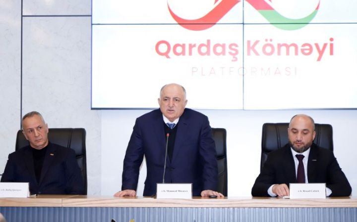 Türkiyəyə dəstək məqsədilə yaradılmış “Qardaş köməyi” platformasının təqdimatı keçirilib