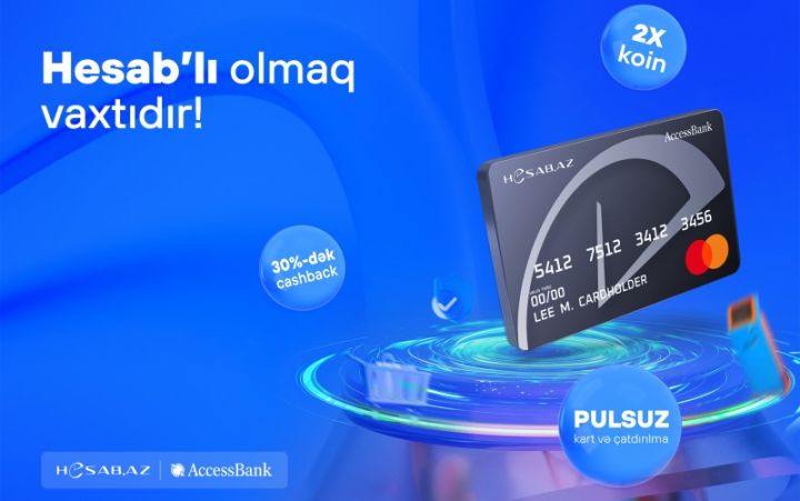 Hesab.az və AccessBank Hesab debet kartını təqdim edirlər