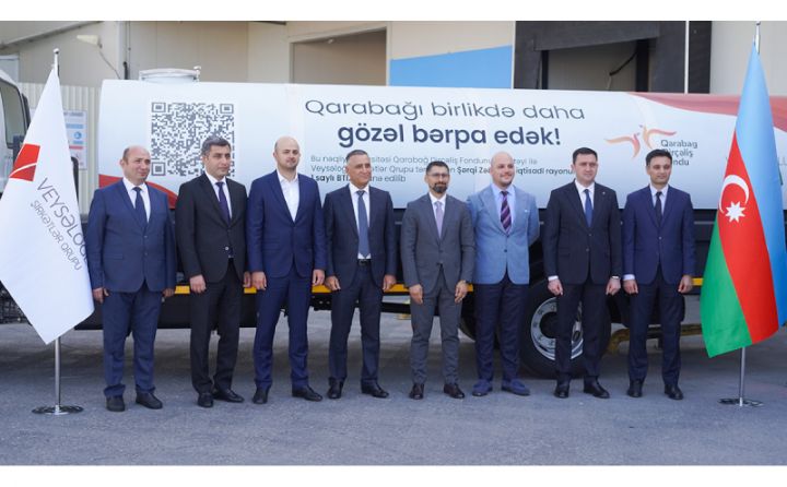 “Veysəloğlu” Zəngilanın Ağalı kəndinə suvarma avtomobili ianə etdi