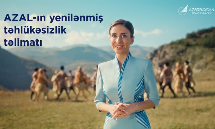 AZAL sərnişinlər üçün yeni təhlükəsizlik təlimatı təqdim edib - VİDEO