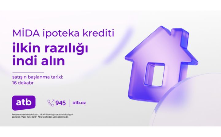 Güzəştli mənzil alanlar Azər Türk Banka müraciət edə bilərlər