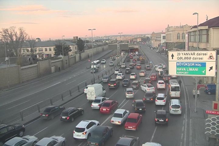 Ziya Bünyadov prospektində hərəkətə məhdudiyyət qoyulub