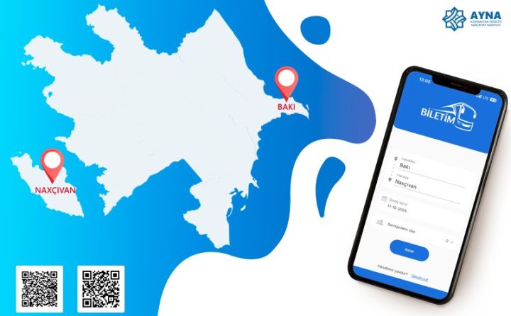 “Biletim.az”dan Naxçıvana onlayn bilet almaq mümkün oldu