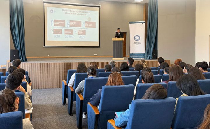Əmanətlərin Sığortalanması Fondu Qarabağ Universitetində təlim keçirib