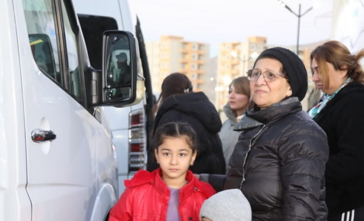 Cəbrayıl şəhərinə növbəti köç karvanı yola salınıb